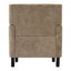 Fauteuil d'appoint rembourré avec pieds en bois d'hévéa Corrine-129915534