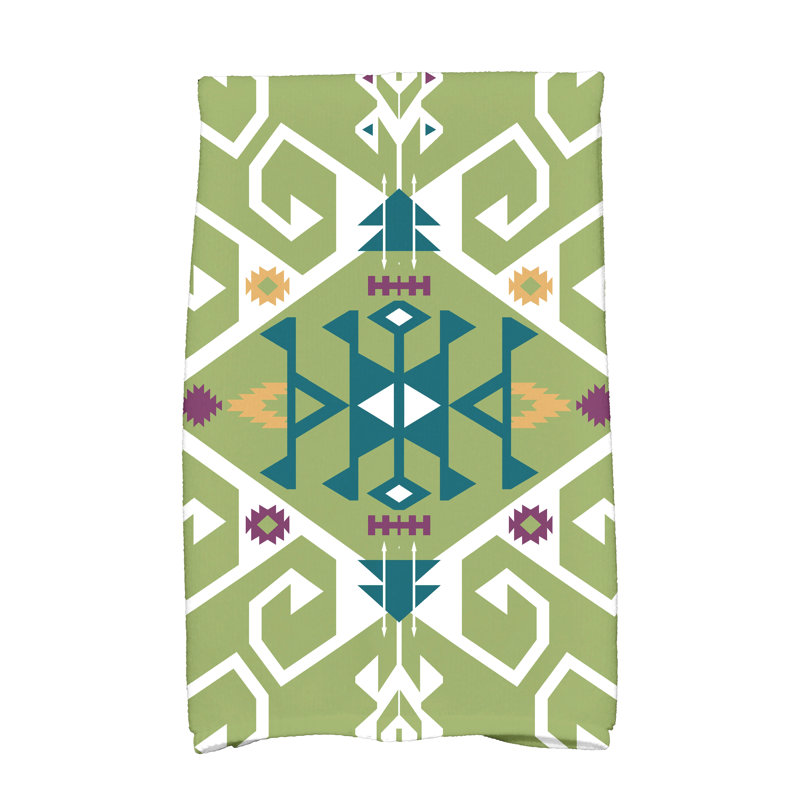 Alfreda Tea Towel Kitchen Towel, Green