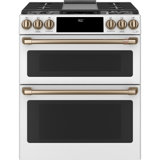 Café 30" 7 cu. ft. Smart Slide-in Dual Fuel Range with Griddle
