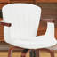 Ensemble de 2 fauteuils de salle à manger pivotants en similicuir-703326814