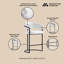 Tabouret de comptoir en similicuir Augusta-840291341