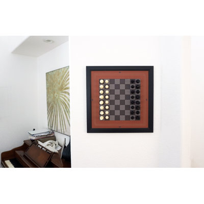 " Magnetic Canvas Chess Game- Modern "
