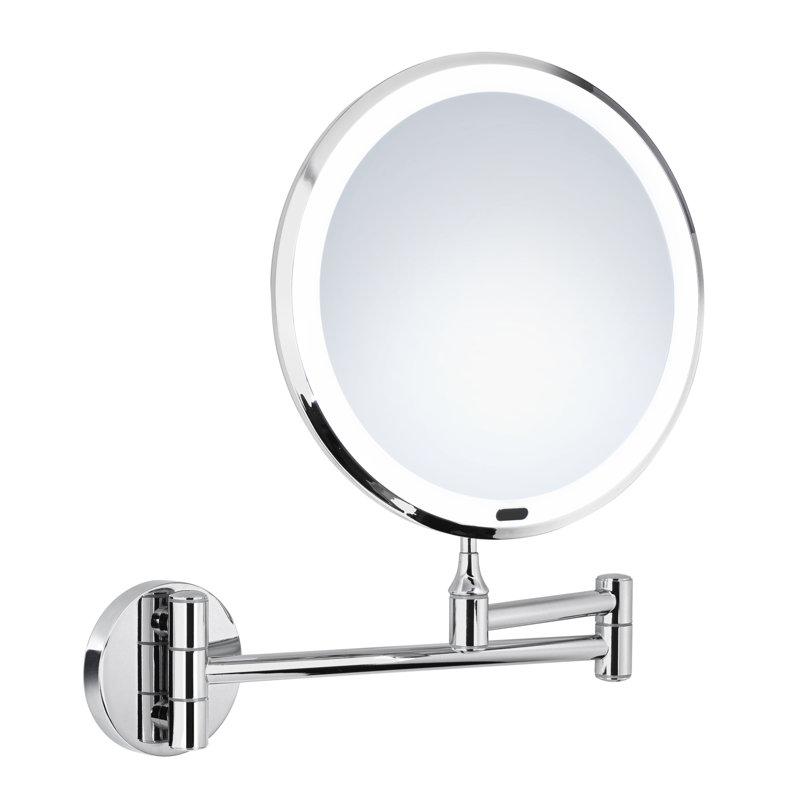 Miroir de maquillage mural à DEL rechargeable 7x