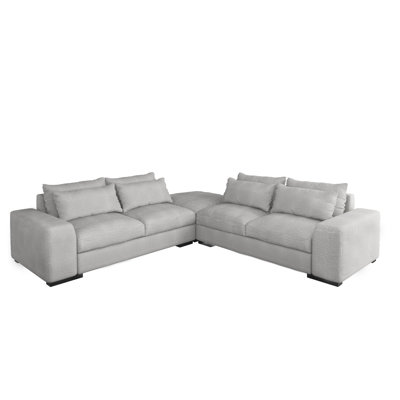 Cloud comfort L Shaped Upholstered Modular Sectional Sofa for Living Room - 4 Seater