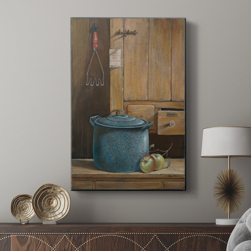 Raviolis aux pommes - galerie Cavas sur mesure, H 27 po x l 18 po