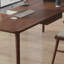 Bureau rectangulaire en bois massif brun noisette-413577417