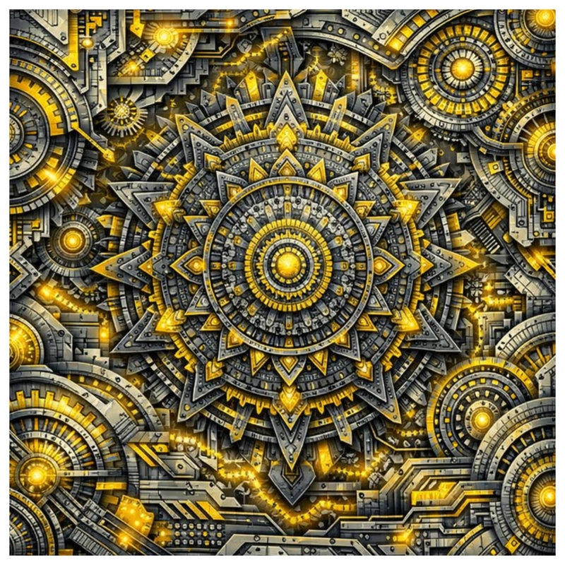 Rideaux de douche complexes extra-longs Mandala, 70in W x 84in H