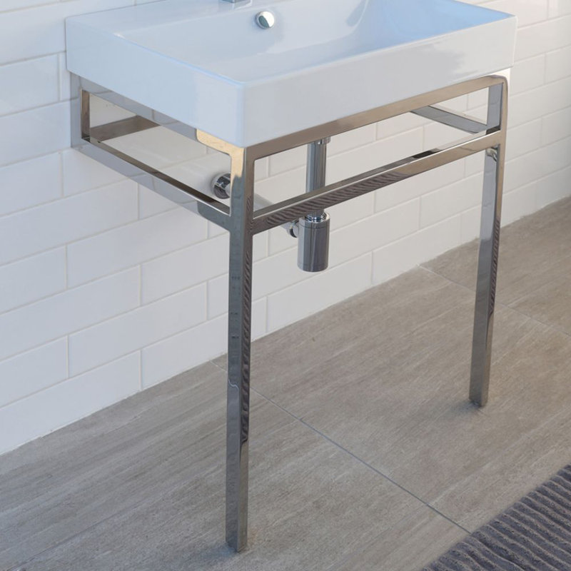 Aquasei Sink Stand, Polished Stainless Steel