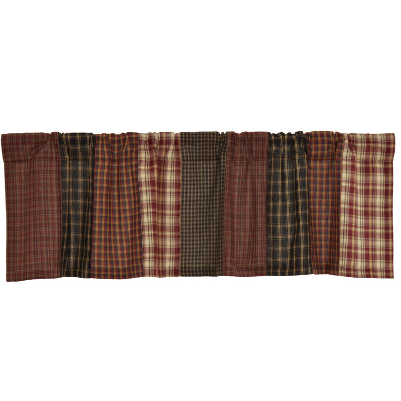 Tevfik Cotton Tailored Window Valance in, 60" W x 16" L