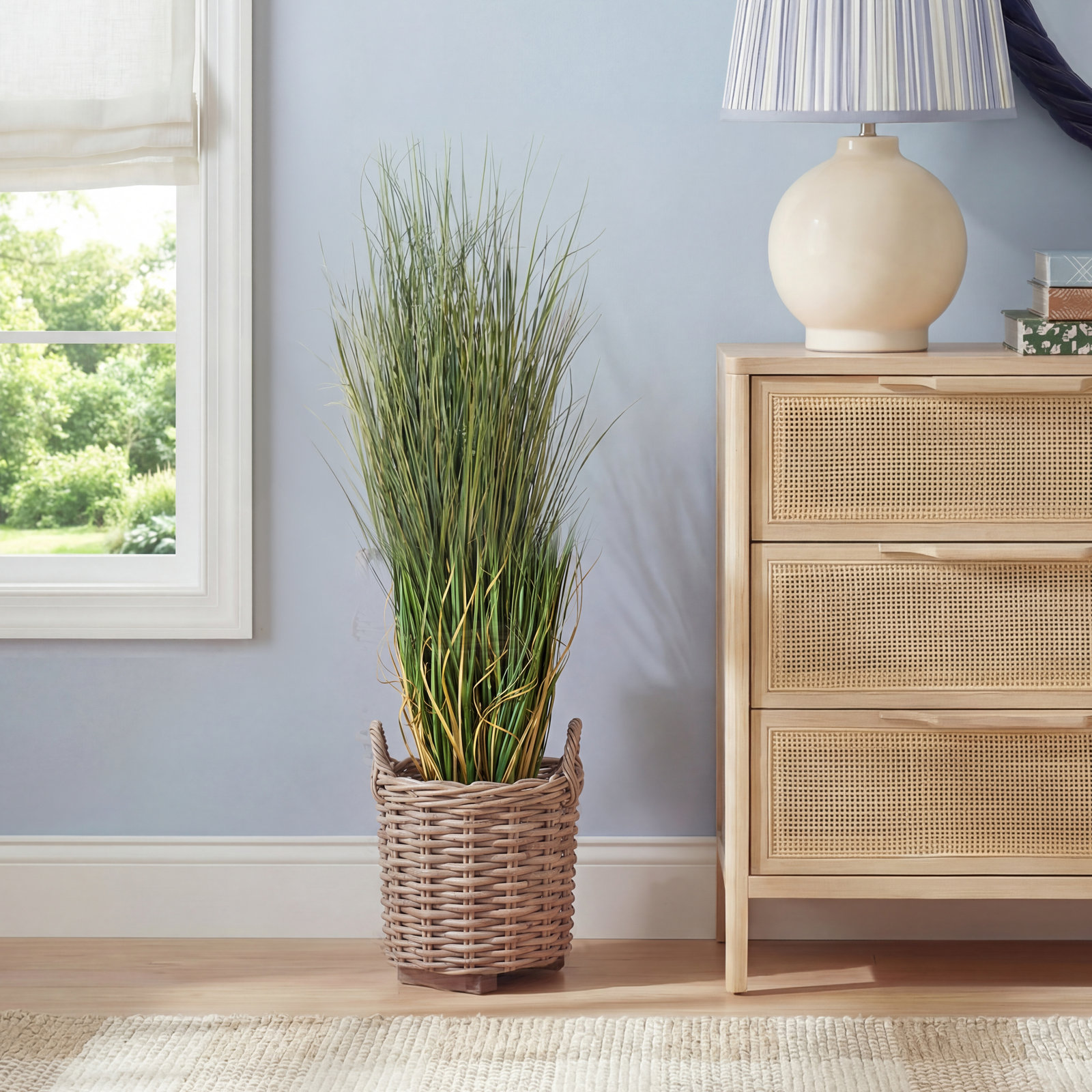 Kellan 60" Grass in Pot, 36" H x 18" W x 18" D