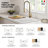 KRAUS Turino™ Workstation 33" L Farmhouse Reversible Apron Front Fireclay Single Bowl Kitchen Sink