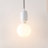 Matsu 1 - Light White/Black/Brass Single Pendant