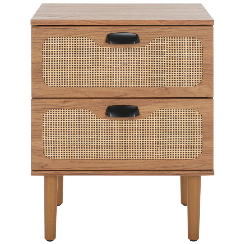 Alfano 19'' W Particle Board / Chipboard Nightstand, Natural