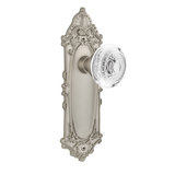 Victorian Plate with Crystal Egg & Dart Knob