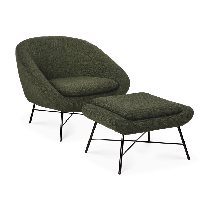 Barrow Ottoman, Gray
