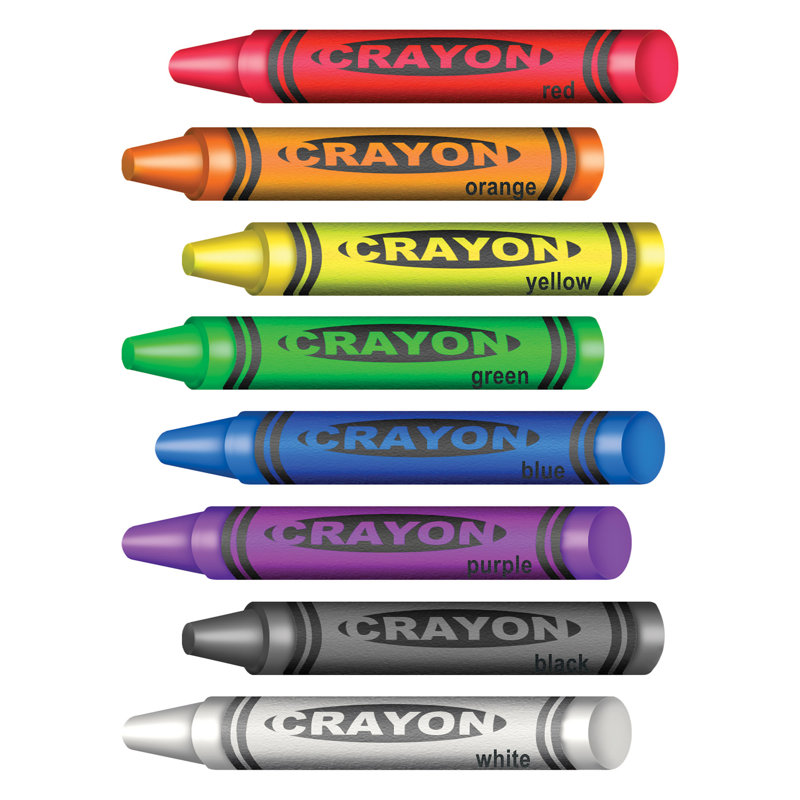 Crayons Peel 'N Place - 12 po x 17 po Sh - paquet de 12