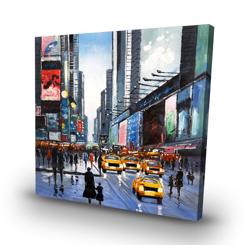 Peak hour - 32"x32" art on canvas