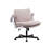 Criss Cross-Legged Friendly Wide Seat Office Chair with Foldable Arms, Rolling Casters-746975608