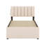 Lit plateforme tapissier avec lit gigogne-1666144428