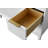 Lissandra 42" Single Bathroom Vanity In White With Engineered Stone Top