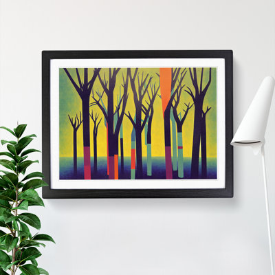Tantalizing Summer Forest Abstract - Single Picture Frame Print
