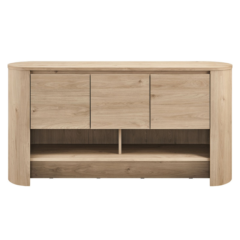 Buffet ovale Duval, Light Oak