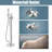 Floor Freestanding Tub Filler with Diverter-104343284