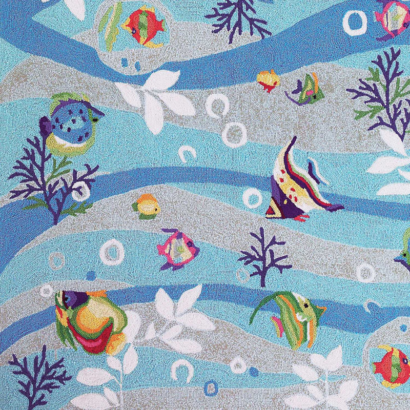 Tapis bleu marine Stradford, Rectangle 5 pi x 7 pi 6 po
