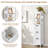Modern Freestanding Bathroom Storage With 3 Drawers And 2 Open Shelves-124582176
