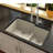 Quartz Classic 33" x 20-1/2" x 9-1/2" Double Basin Undermount Kitchen Sink-16666321