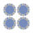 Pearl Bow Blue Tabletop Set