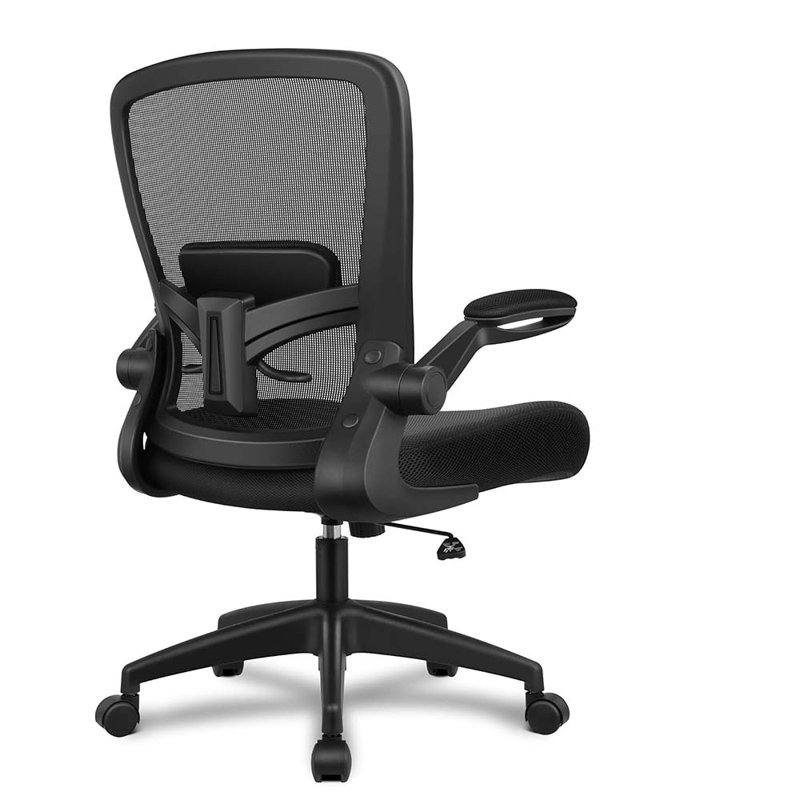 Game Chairsr, Ergonomic Desk Chair Breathable Mesh Chair With Adjustable High Back Lumbar Support Flip-Up Armrests, Executive Rolling Swivel Comfy Task Computer Chair For Home Office