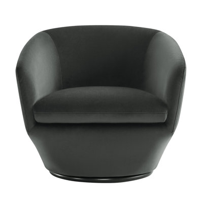 Elexi Upholstered Swivel Barrel Chair