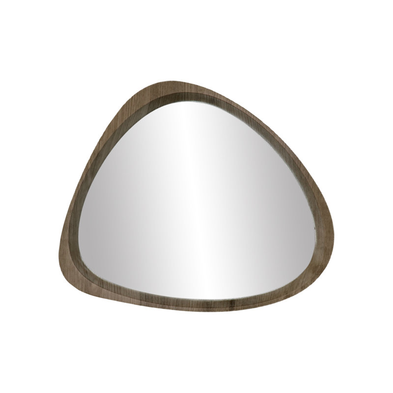 Braithwaite Wood Wall Mirror, 43cm H x 50cm W
