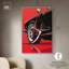 «Red Bold Sneaker and Car Canvas Sports», art mural -186472204-186472207