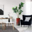 Arbre artificiel en pot moderne Ficus Lyrata-97704353