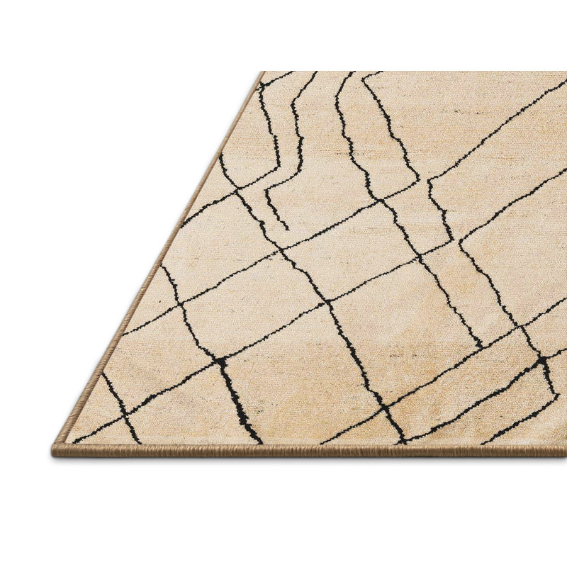 Wool Abstract Indoor Rug, Rectangle 7' x 9'