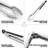 Zulay Stainless Steel Tongs For Cooking - Scallop Head Edge Kitchen Tongs - Easy Grip BBQ Grill Tongs With Lock