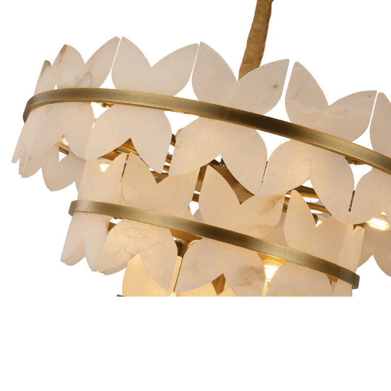 Petala 32" Chandelier, 4, 26" H x 38.2" W x 39.4" D