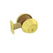 Pêne dormant cylindrique simple Cal Royal, Laiton brillant