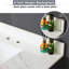 Plateau de meuble-lavabo blanc 43 po avec dosseret de 4 po et surface en pierre frittée teintée 43 po, dosseret encastré uni