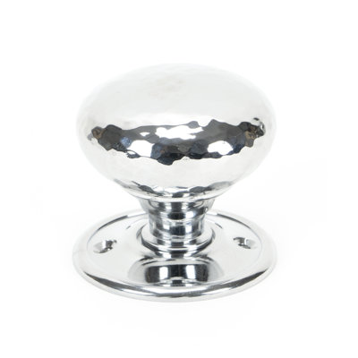 Hammered Mushroom Mortice/Rim Knob Set