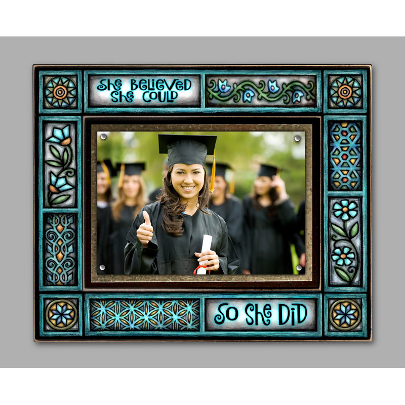 Blue Matte Picture Frame