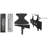 Claudette Symple Stuff Multi-Screen Floor Stand Mount