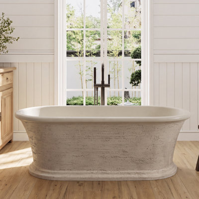 Baignoire profonde autoportante 67 po