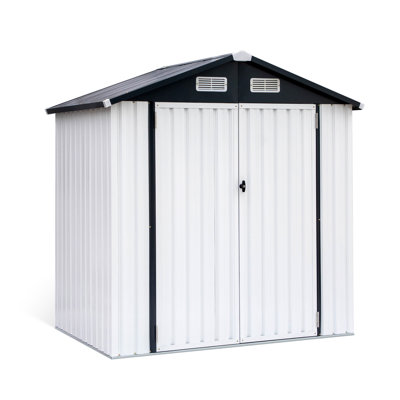 6 Ft. W x 4 Ft. D Metal Vertical Storage Shed