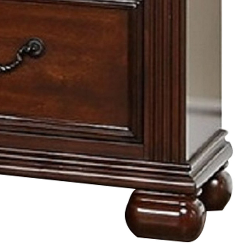 Wampsville 25'' W Solid Wood Nightstand