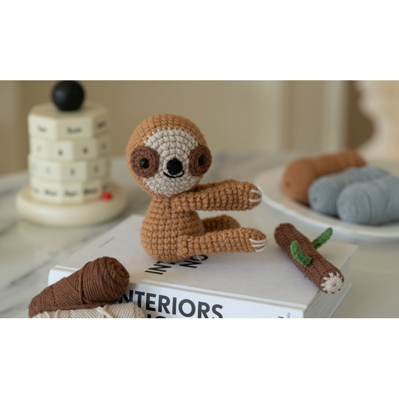 Paresseux et koala Amigurumi, ensemble de crochet Wizardi F07N8-M207