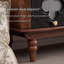 Armoire d'appoint en bois de noisette + bois massif noir