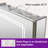 Rectangle LED Lighted Medicine Cabinet with Frontlit, Sidelit, Memory,  Fog-free Function & Tempered Glass-767378201